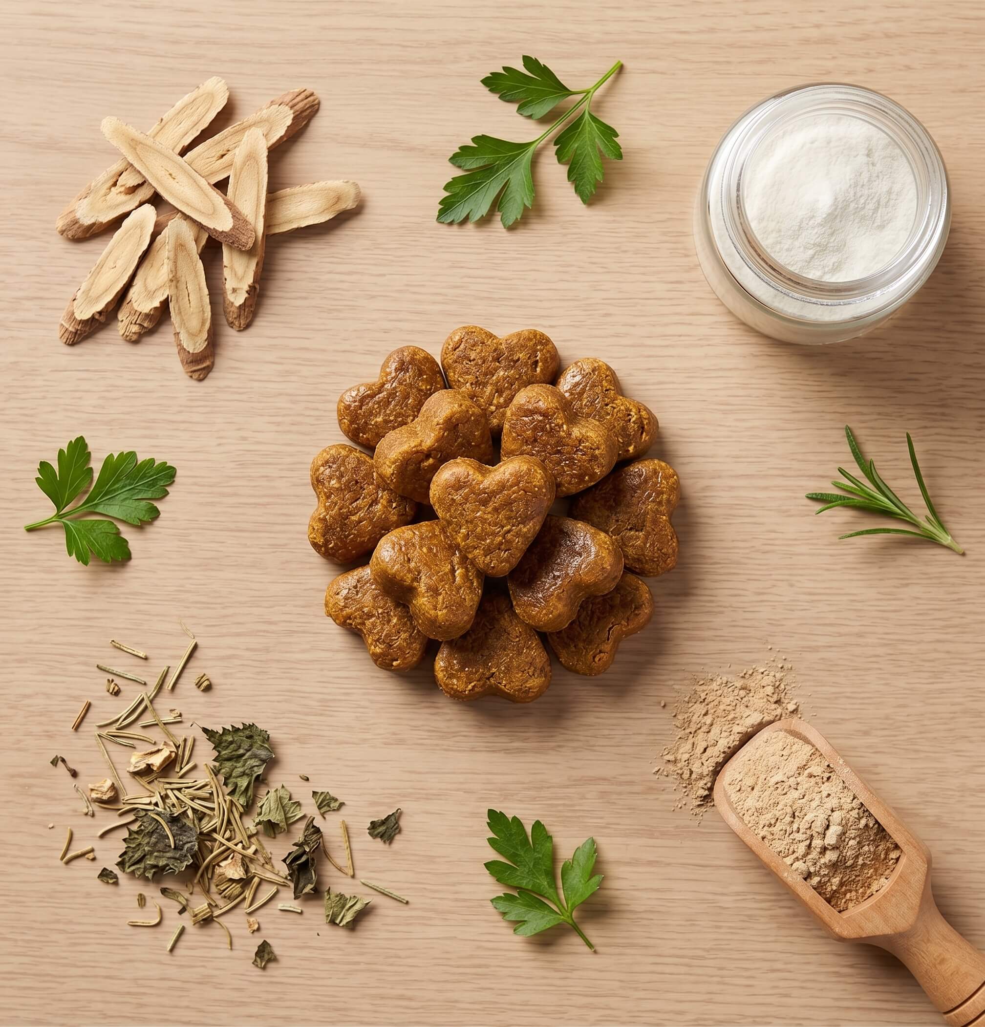 Natürliche Inhaltsstoffe von Allergy & Immune Bites